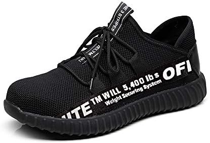 ZAI CHUNAG Unisex Steel Toe Work Shoes Puncture Proof Safety Shoes Man and Women Steel Toe Shoes …