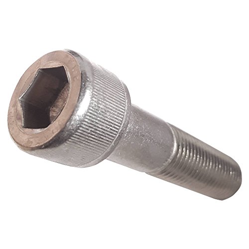 M6-1.00 x 100MM Socket Head Cap Screws, Allen Socket Drive, Din 912, Stainless Steel 304, Partial Thread, Bright Finish, Machine Thread, Quantity 25