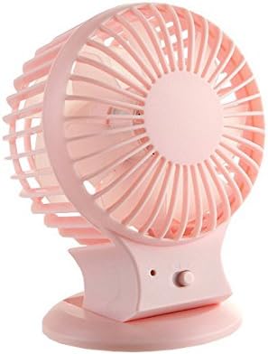 Loveprint Mini Mute Portable Rechargeable Fan Desktop USB Fan Oscillating Table Fan Air Circulator Fan Personal for Traveling Hiking Fishing Camping Desktop Home Office Dorm
