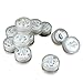 Sokaton Submersible Tea Light Battery Operated Waterproof LED TeaLight Underwater Vase Light for Christmas Xmas Holloween Party Wedding Decoration RGB - Set of 12 (Muti Color)