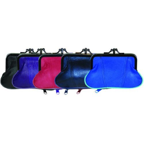 100% Leather Change Purse with Clasp BR