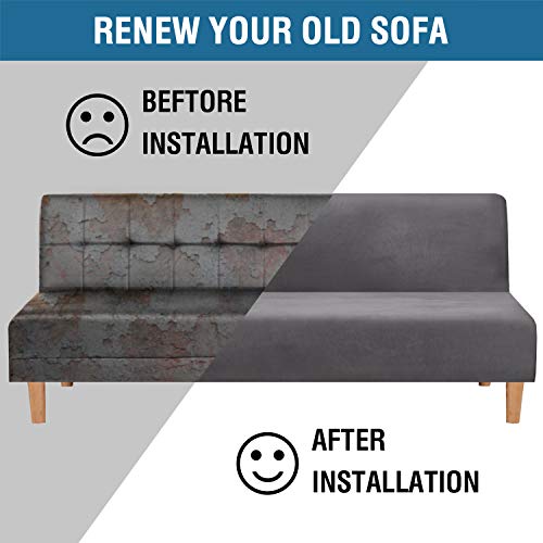 Real Velvet Futon Cover Armless Sofa Covers Sofa Bed Covers Stretch