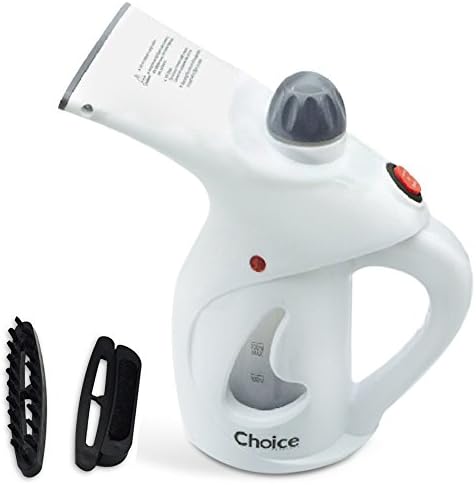 Portable Handheld Clothes Steamer With Additional Face Steaming Setting Fast Heat Up on Garment With Strong Flow of Steam, Dual Use Home and Travel Gets Fabric Wrinkle Free