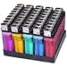 Classic Cigarette Lighters Disposable, Wholesale Pack Lot (50), Assorted Colors