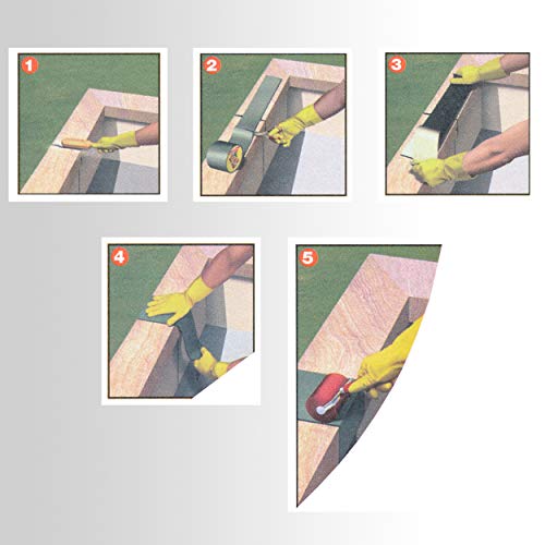 SILISTO Bitumenband Reparaturband 200 mm x 10 Meter, Farbe Alu – Bild 3