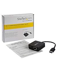 startech us1ga30sfp USB a de fibra óptica convertidor, abierto SFP, 1000Base SX LX, Windows Mac Linux, USB 3.0 adaptador Ethernet, adaptador de red