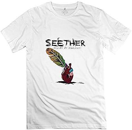 Men S Seether Words As Weapons T Shirt White Amazon De Bekleidung men s seether words as weapons t shirt