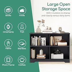 Airdown Bookcase with Open Adjustable