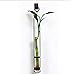 Hanging Glass Tube Vase G102F for Wedding Flowers, Patio Garden Decor, Plants, Rooting, Spice or Scented Oil. Decorative Black Hanger with Hook and Gift Box Included