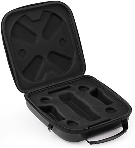 Desel DJI Spark Case Waterproof Shockproof Portable PU Leather Hand Bag Shoulder Bag Carrying Case Storage Bag Travel Case for DJI Spark Drone Quadcopter and Accessories