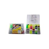 Crappie Magnet Best of the Best Kit - 96 Bodies, 15 Double Cross Jig Heads, 4 E-Z Floats