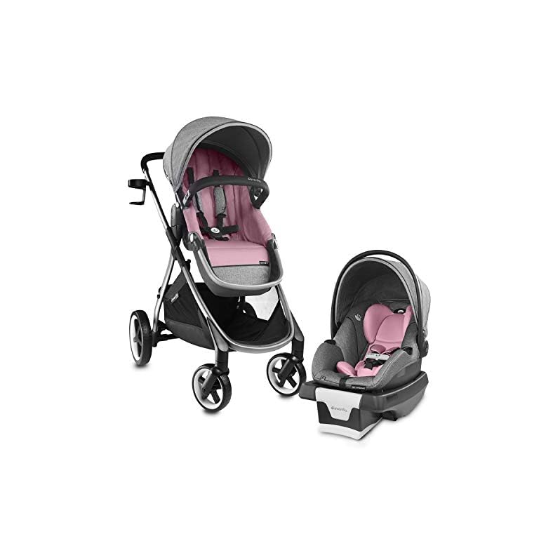 Evenflo Gold, SensorSafe Shyft Smart Modular Travel System with SecureMax Smart Infant Car Seat, Six Different Modes…