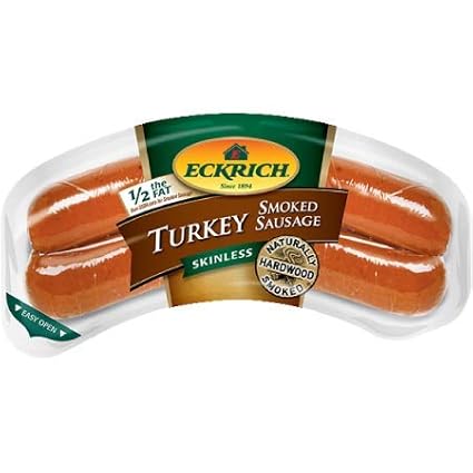 Eckrich Turkey Smoked Sausage 13 Oz 4 Pack Amazon Com Grocery Gourmet Food