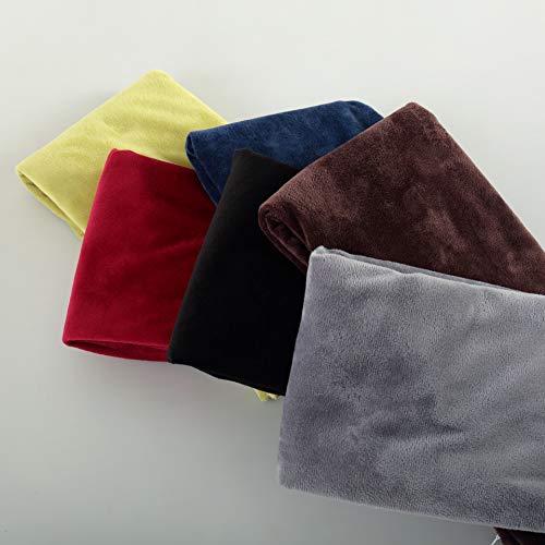 Evolive Soft Micromink Euro Sham Cover Pillowcase Replacement with Zipper Closure (Brown, 26"X26")