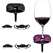 Outdoor Wine Glass Holder Combo Pack by Bella D'Vine - 2 Holders & 2 Set's of 3 Attachments In One Bag - Purple & Graphite Grey