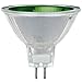 Sunlite 50MR16/NSP/12V/G 50-Watt Halogen MR16 GU5.3 Based Mini Reflector Bulb, Green