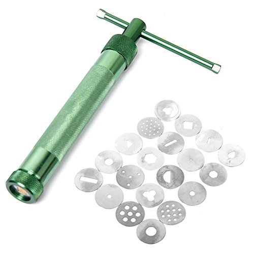 VORCOOL Clay Extruder Clay Gun Tool with 20 Discs (Green) Pricepulse