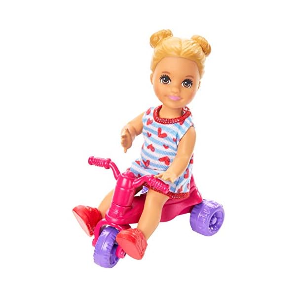 Barbie GHV87 - Skipper Babysitters Inc. Füttern Spielset mit Skipper-Puppe, Kleinkind und Zubehör, Spielzeug ab 3 Jahren – Bild 6