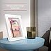 Twelve South PowerPic | Picture Frame Stand with integrated 10W Qi Charger for iPhone / Wireless Charging Smart Phones (white)