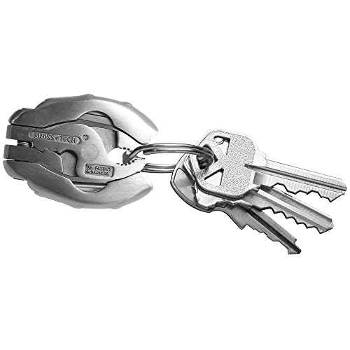 SwissTech-ST50016-Polished-SS-9-in-1-Micro-Pocket-Multitool-with-Screwdrivers-Pliers-for-Keychain