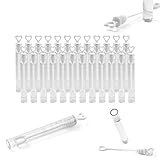 Hosaire Bubble Wand 48 Pack Heart Tube Wedding Bubbles Summer Toy Party Favor (No Bubble Fluid)