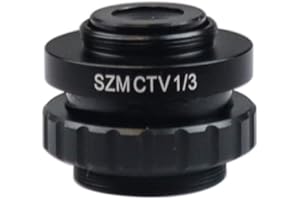 Isaac Technologies IC-CM-18 SZM CTV 1/3 Adapter for Trinocular Stereo Microscope, 0.35x C-Mount Reducing Lens