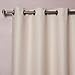 Best Home Fashion Wide Width Thermal Insulated Blackout Curtain - Antique Bronze Grommet Top - Beige - 100