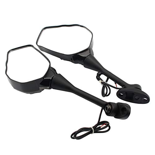 Skull Skeleton Hand Claw LED Motorcycle Mirror Amber Turn Signal Light Side Rearview Mirror For CBR600RR