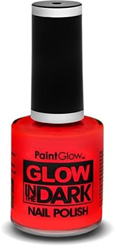 WOMEN'S RED GLOW IN THE DARK 10ML NAIL POLISH