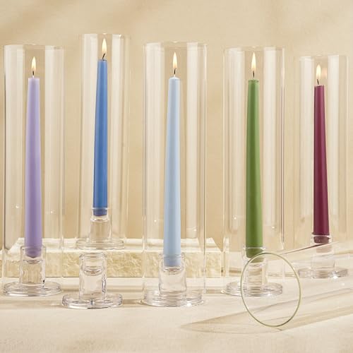 Hurricane Candle Holder Tall Cylinder Candle Sticks