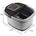 Yosager Portable Foot Spa Bath Massager with Heat, Manual Rolling Massage, LED Display, Temperature Setting, Timer Function