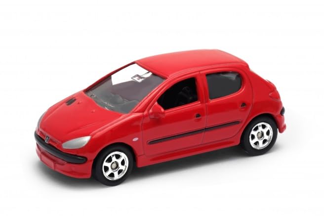 OPO 10 - Miniature car compatible with Peugeot 206, 1:64 scale, 3 inches (7.5cm), Welly SUP37