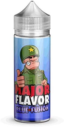 Major Flavour E Liquid by The Custard Company Genuine Jolly Apple 100ml shortfill Vape Juice 0MG Fruity Series No Nicotine EJuice All Flavours 70/30m VG PG Cloud Chasing Juice (Blue Fusion)