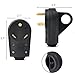 Leisure Cords 30 AMP Male RV Receptacle Plug Electrical Plug Adapter with Handle (30-Amp Male)