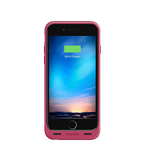 mophie juice pack reserve - Lightweight and Compact Mobile Protective Battery Case for iPhone 6/6s - Pink