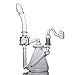 Gblog Clear Glass Beaker Recycler Double Chamber 14mm Joint