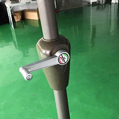 Wsaman 2,7 M / 8,9 ft Gartenschirm Schutz im Freien Sonnenschirm, Octagonal Strandschirm mit 8-Ribs Einfache Montage… – Bild 7