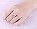 925 Sterling Silver Crescent Moon Star Rings for Women Size 7