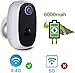 ZUMIMALL Wireless Rechargeable Battery Powered WiFi Camera, Outdoor Security Camera with 2-Way Audio, 1080P Home Surveillance Camera with Motion Detection Night Vision, Cloud Storage/SD Slot