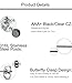 FIBO STTEL 4 Pairs Stainless Steel Stud Earrings for Men Women Cubic Zirconia Earrings,6MM