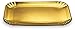 PLASTICPRO Rectangular Gold Board Serving Trays - Serving Platters Rectangle 9X13 Disposable Party Dish Gold, Pack of 4