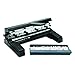 Swingline 3 Hole Punch Heavy Duty, 40 Sheet Capacity Three Hole Puncher 3 Ring, Adjustable 2-4 Hole Paper Punch, Black (74450)
