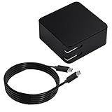 65W Type-C AC Charger Power Supply Adapter Cord For Apple Macbook /Dell/Xiaomi air/Huawei Matebook/HP Spectre/Thinkpad Nintendo Switch, Type C laptops, Type C Smart Phones (black)