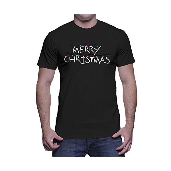 Merry Christmas Lights - Holiday Season Gift Men's T-Shirt