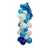 2 Sets Balloon Column Stand Base and Pole Kit - Blue Ocean Dolphins Theme - 5 Feet Height Balloon Towers for Birthday Wedding Party Decoration
