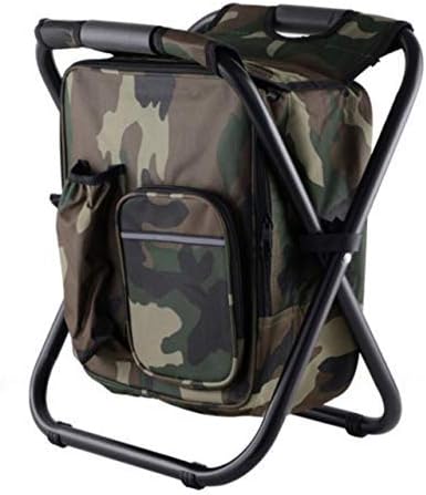 Ajh折りたたみ椅子屋外釣り椅子バッグ折りたたみキャンプスツールポータブルバックパッククーラー断熱ピクニックバッグハイキングシートテーブルバッグクマ150kg 公式