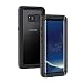 Lanhiem Galaxy S8 Case, IP68 Waterproof Dustproof Shockproof Case with Built-in Screen Protector, Full Body Sealed Underwater Protective Cover for Samsung Galaxy S8 (Black) primary