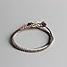 TALE Tibetan Buddhist Hand-Braided Super Thin Lucky Knots Rope Bracelet Blessed By Monk Black, Silver, Brown