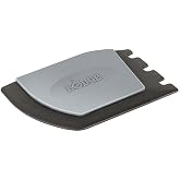 Lodge Deluxe Polycarbonate Pan Scraper, One Size, Black | Durable Polycarbonate Pan Scraper with Angles &amp; Teeth for Cleaning Skillets &amp; Grill Pans Without Damaging Seasoning