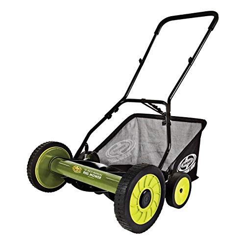 Snow Joe MJ501M-RM 18" Manual Reel Mower with Catcher (Renewed)